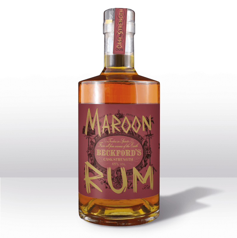 Beckford’s Maroon Over Proof 65% ABV 50cl