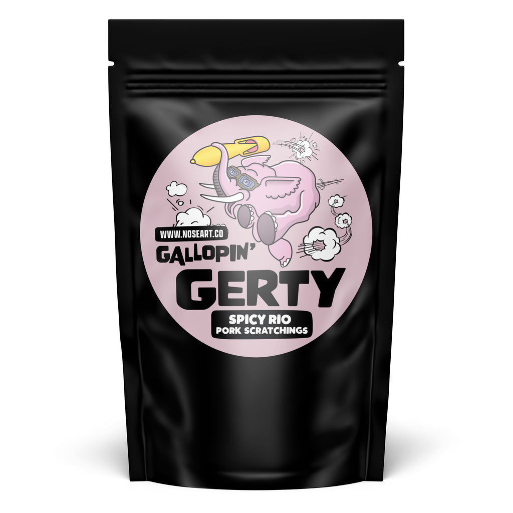 Gallopin' Gerty Spicy Rio Pork Scratchings 120g