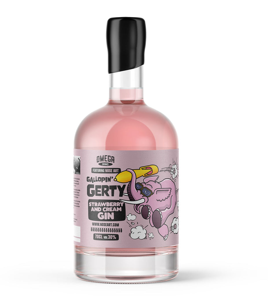 Gallopin' Gerty Strawberry & Cream Flavoured Gin 70cl
